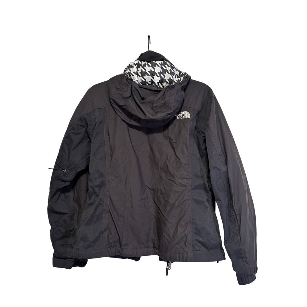 The North Face Women's HyVent Ski Jacket Black Houndstooth Small - Picture 7 of 8